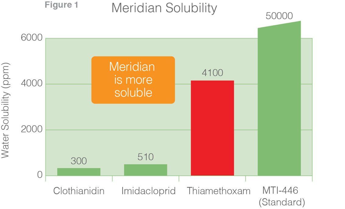 Meridian solubility